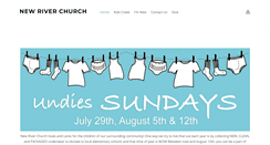 Desktop Screenshot of newriverchurch.com