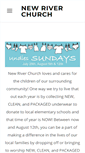 Mobile Screenshot of newriverchurch.com